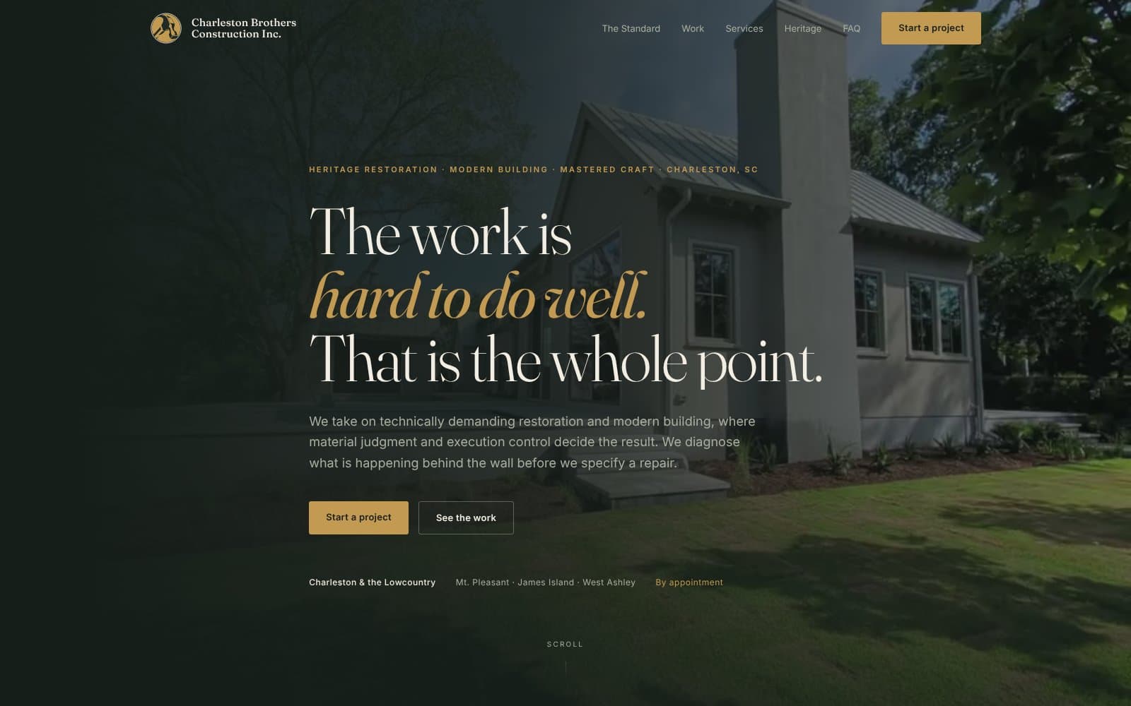 Charleston Brothers Construction website.