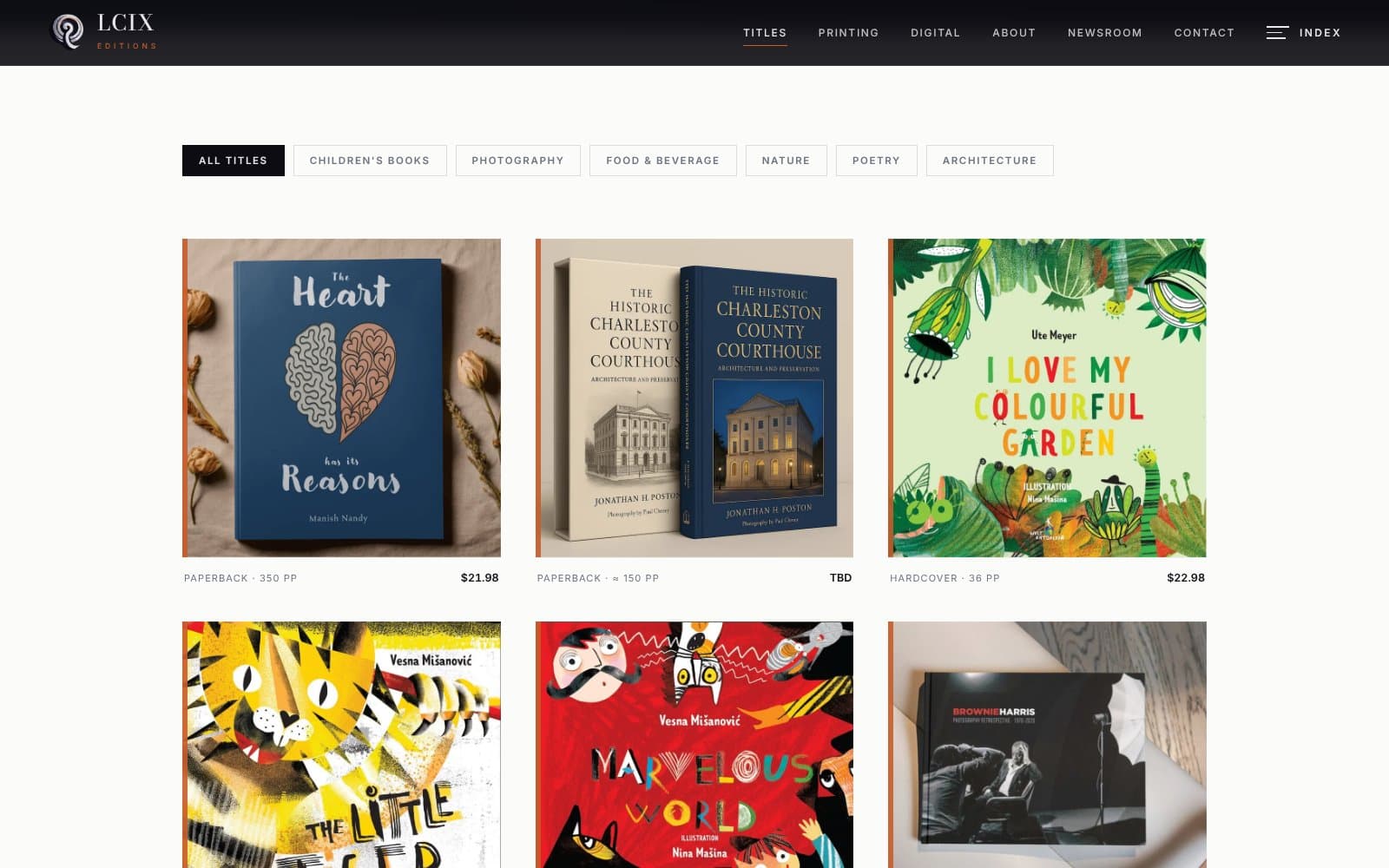 LCIX Editions website.
